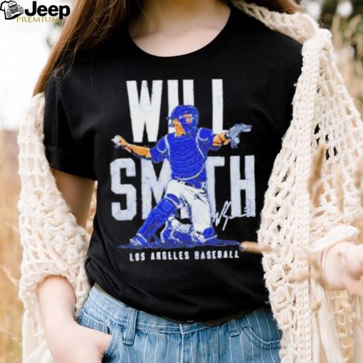 Will Smith Los Angeles Dodgers Baseball Name Blocks Shirt