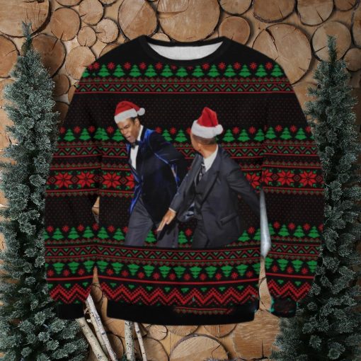 Will Smith Meme Christmas Ugly Sweater 3D