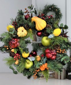 Williamsburg Colonial Front Door Wreath