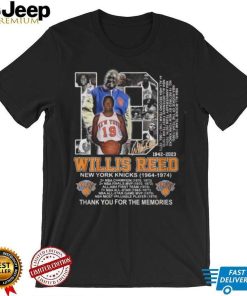 Willis Reed 1942 – 2023 New York Knicks 1964 – 1974 Thank You For The Memories T Shirt