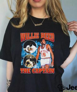 Willis Reed The Captain Basketball Legend Nba Shirt