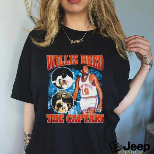 Willis Reed The Captain Basketball Legend Nba Shirt