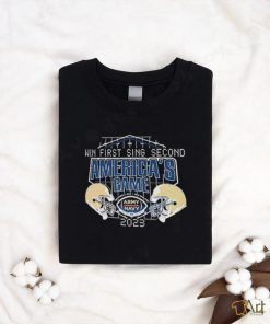 Win First Sing Second Army Black Knights Vs Navy Midshipmen 2023 America’s Game Shirt