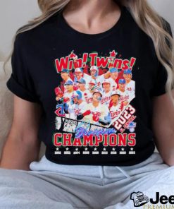 Win Twins 2023 AL Central Division Champions Years shirt