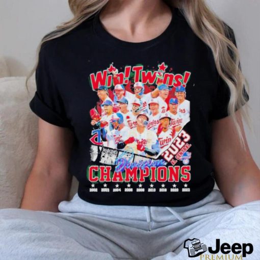 Win Twins 2023 AL Central Division Champions Years shirt