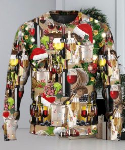 Wine For A Night Ugly Christmas Sweater