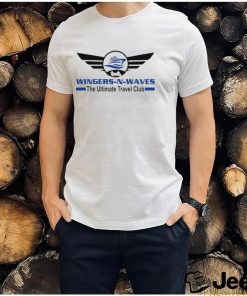 Wingers N Waves the Ultimate Travel Club logo shirt