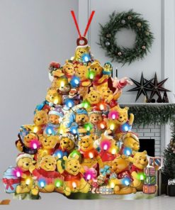 Winnie The Pooh Disney 100 Christmas Tree Decorations Unique Custom Shape Xmas Ornament