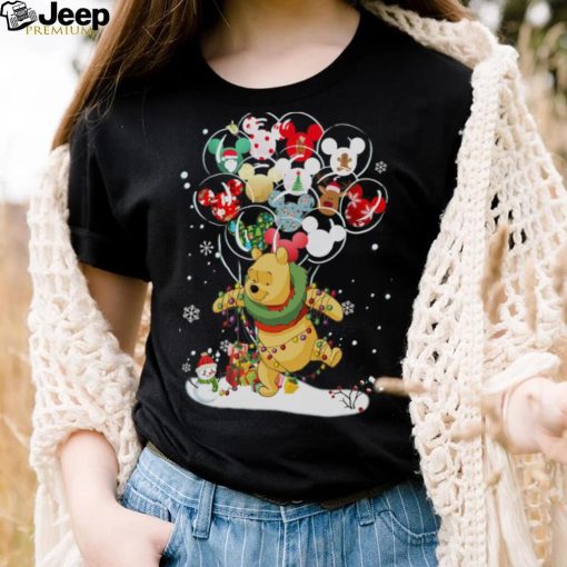 Winnie The Pooh Disney Bubble Christmas Shirt  Lights