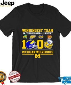 Winningest team in College football history 1000 Michigan Wolverines shirt