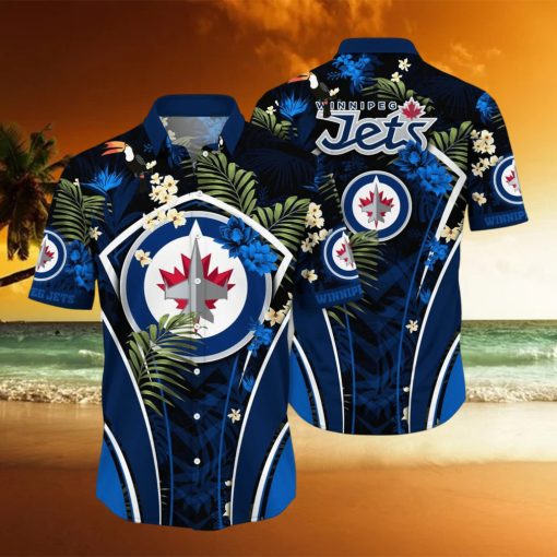 Winnipeg Jets NHL Flower Hawaiian Shirt Special Gift For Men Women Fans