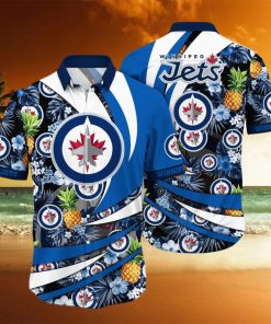 Winnipeg Jets NHL Flower Hawaiian Shirt Style Gift For Men Women Fans