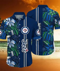 Winnipeg Jets NHL Flower Hawaiian Shirt Unique Gift For Fans