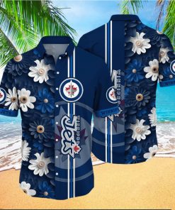 Winnipeg Jets NHL Hawaiian Shirt Barbecues Aloha Shirt