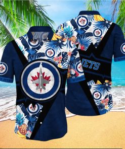 Winnipeg Jets NHL Hawaiian Shirt Sunshine Aloha Shirt