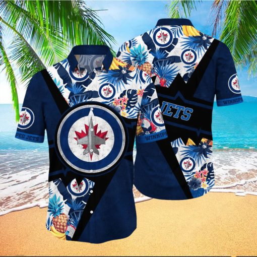 Winnipeg Jets NHL Hawaiian Shirt Sunshine Aloha Shirt