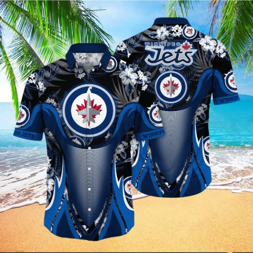 Winnipeg Jets NHL Hawaiian Shirt Vacation Time Aloha Shirt