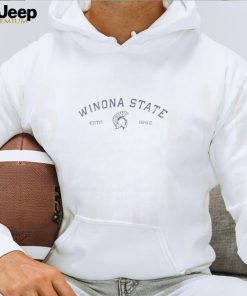 Winona State Warriors Alternative Apparel Retro Jersey Headliner Cropped T Shirt