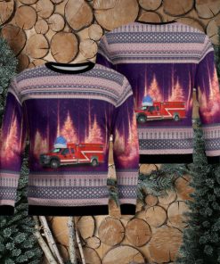 Winston Salem, North Carolina, Forsyth County Fire Division Aop Christmas Ugly Sweater 3D