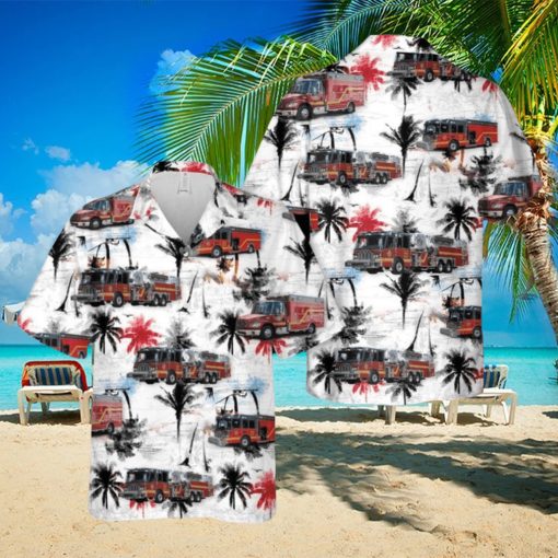 Winter Garden Florida Fire Department Hawaiian Shirt Summner Vacation Shirt