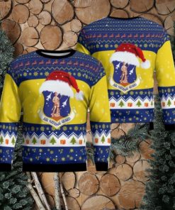 Wisconsin Air National Guard Christmas AOP Ugly Sweater Holiday Sweater For Men And Women