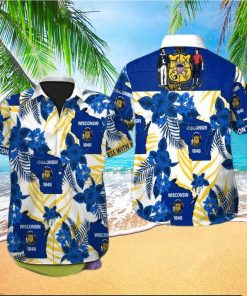 Wisconsin Authentic Beach Sunset Hawaiian Shirt