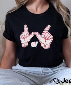 Wisconsin Badgers Hand Glory Shirt