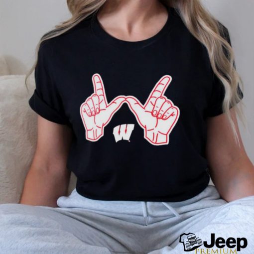 Wisconsin Badgers Hand Glory Shirt