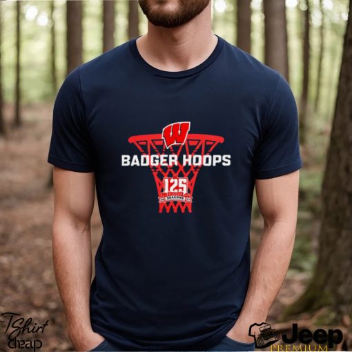 Wisconsin Badgers Hoobs basketball since 1898 logo shirt