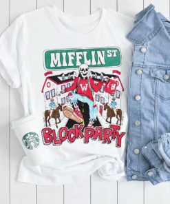 Wisconsin Badgers Mifflin st block party shirt