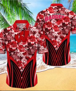 Wisconsin Badgers NCAA Hawaiian Shirt, Aloha Shirt Ver 1