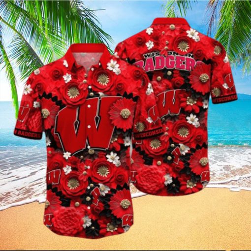 Wisconsin Badgers NCAA Hawaiian Shirt