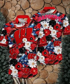 Wisconsin Badgers NCAA1 Hawaii Shirt Independence Day
