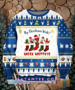 Wish More Muppets Ugly Sweater Christmas Party