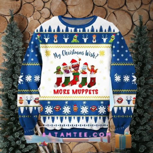 Wish More Muppets Ugly Sweater Christmas Party