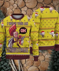 Wish You An Ok Ugly Christmas Sweater Gift For Holiday Funny Christmas