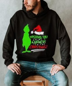 Wishing You a Grinchy Christmas T shirt Graphic by merchtshirt