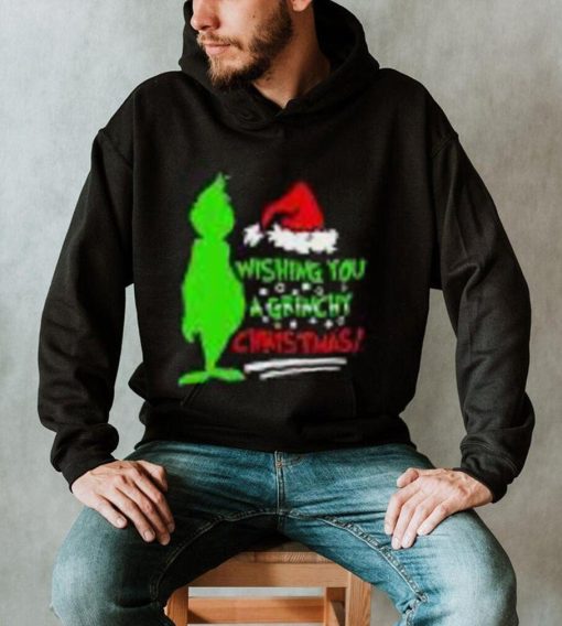 Wishing You a Grinchy Christmas T shirt Graphic by merchtshirt