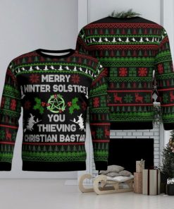 Witch Merry Winter Solstice 2 Ugly Sweater
