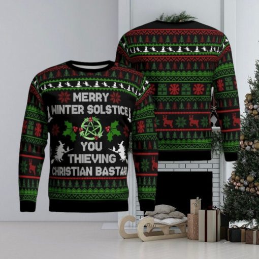 Witch   Merry Winter Solstice 2   Ugly Sweater