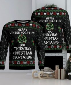 Witch Merry Winter Solstice Ugly Sweater