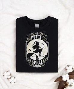 Witch Spell in the moon Halloween shirt