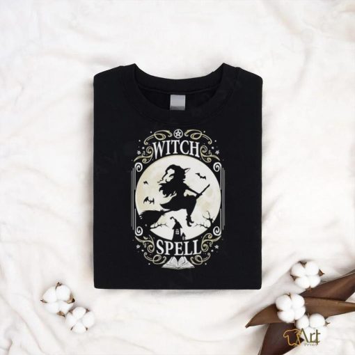 Witch Spell in the moon Halloween shirt