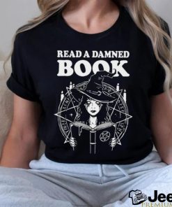 Witch girl new worlds read a book Halloween shirt