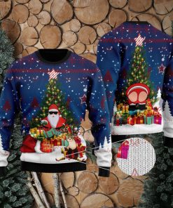 With Santa Claus And Ferret For Unisex For Christmas Gifts Ugly Christmas Sweater