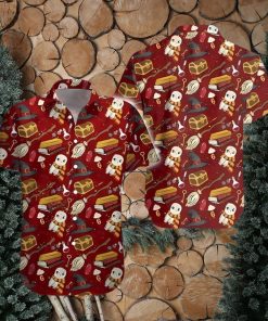 Wizard Fabric Items Harry Potter All Over Print Red Hawaiian Shirt