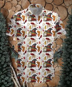 Wizard Fabric Items Harry Potter All Over Print White Hawaiian Shirt