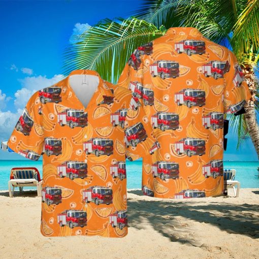 Wodonga CFA Type 4 Heavy Pumper 3D All Over Printed Hawaiian Shirt