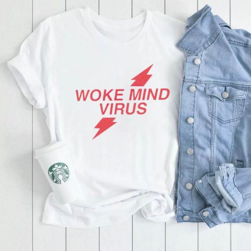 Woke mind virus poppers shirt