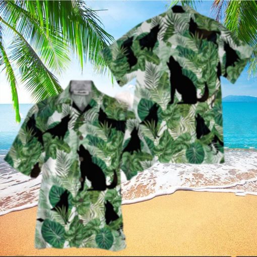 Wolf Green Unique Design Unisex Hawaiian Shirt